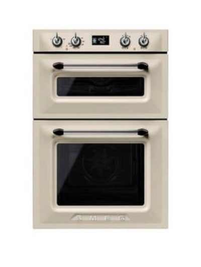 Smeg Dosf6920P 60Cm Built-In Double Electric Oven - Cream